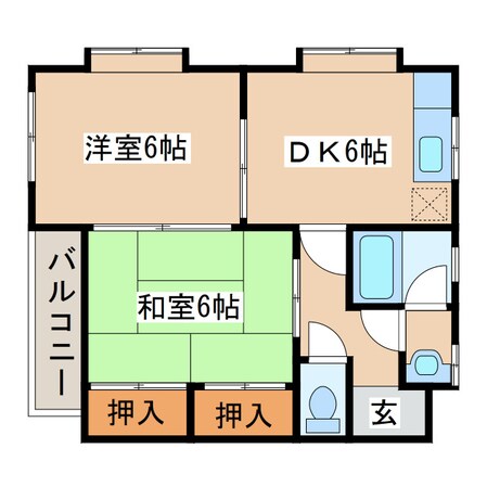 サンライズマンション寿の物件間取画像